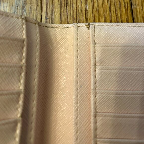 Kate Spade Laurel Way Stacy Clutch Wallet Dusty Blush Pink Saffiano Leather - Picture 14 of 14